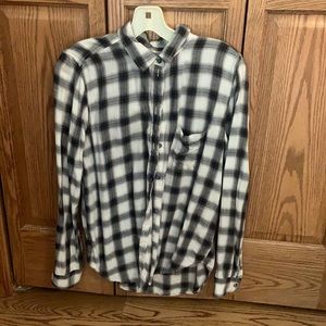 American eagle plaid button up flannel